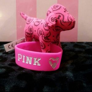 (1) PINK jelly bracelet
